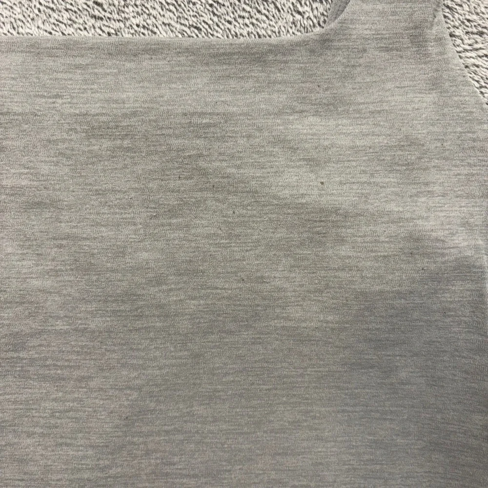 Nike Tank Top Women Large Grey Good Yoga Dri-FIT Square Neck Shelf Bra 820